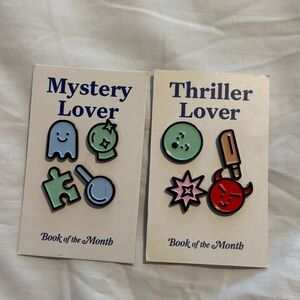 Enamel Pin Sets - Book of the Month